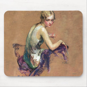 Pastellporträt Mousepad
