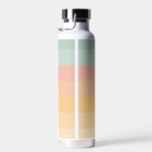 PastellPositives Zitat tut, was Sie glücklich mach Trinkflasche (Rechts)