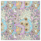 Pastellpsychedelisch auf rosa Stoff (Muster)