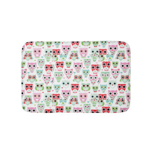 Pastellpulverfarbeulenhintergrund Badematte