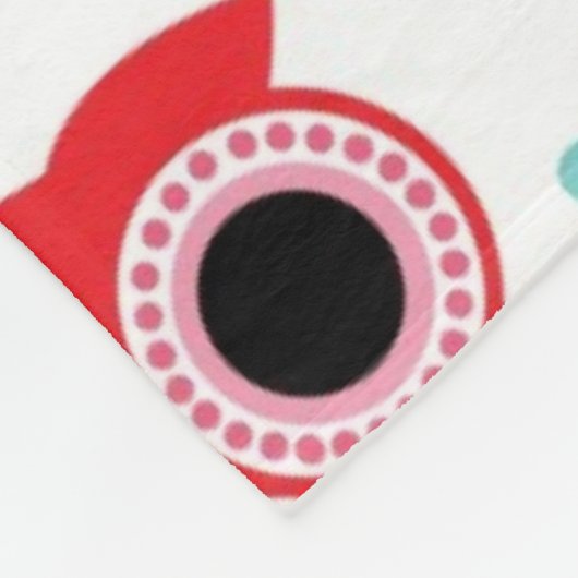 Pastellpulverfarbeulenhintergrund Fleecedecke (Ecke)