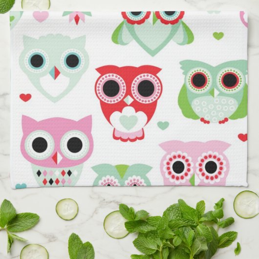 Pastellpulverfarbeulenhintergrund Küchentuch (Gefaltet)