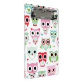 Pastellpulverfarbeulenhintergrund Mini Klemmbrett (Schrägansicht)