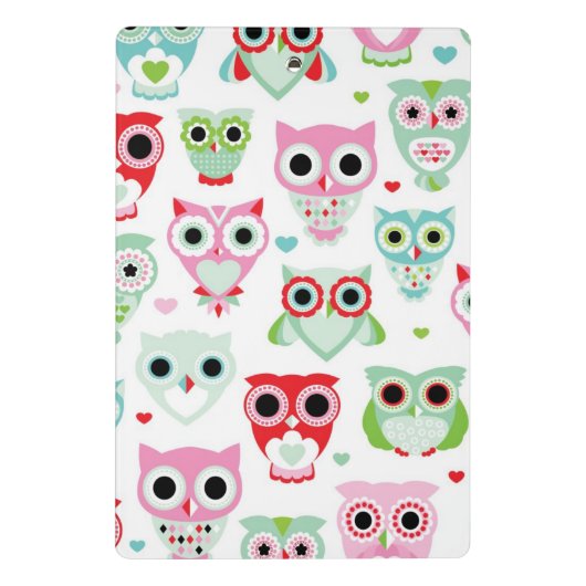 Pastellpulverfarbeulenhintergrund Mini Klemmbrett (Rückseite)