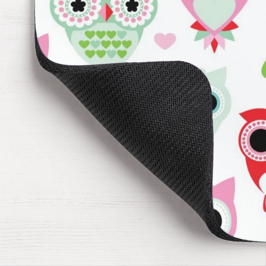 Pastellpulverfarbeulenhintergrund Mousepad (Ecke)