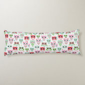 Pastellpulverfarbeulenhintergrund Seitenschläferkissen (Rückseite)