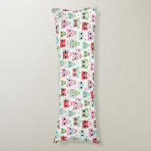 Pastellpulverfarbeulenhintergrund Seitenschläferkissen (Vorderseite Vertikal)