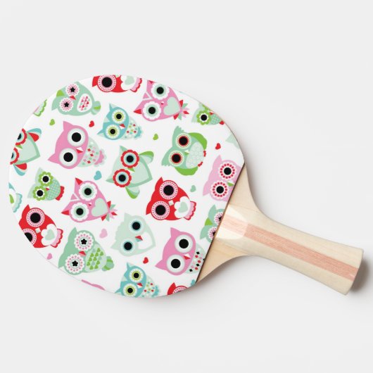 Pastellpulverfarbeulenhintergrund Tischtennis Schläger (Seitenansicht)