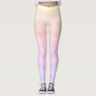 Pastellpunkt-Leggings-Aktivkleidung Leggings