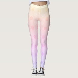 Pastellpunkt-Leggings-Aktivware Leggings