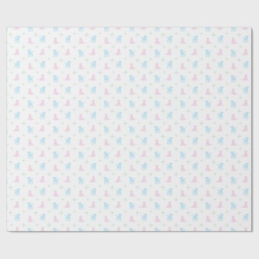 Pastellpuppen Geschenkpapier (Flach)