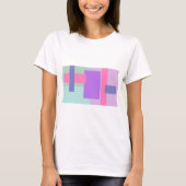 Pastellquadrate T-Shirt (Vorderseite)