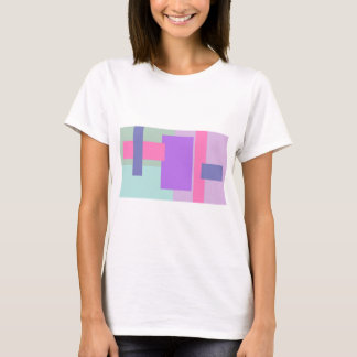 Pastellquadrate T-Shirt
