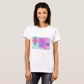 Pastellquadrate T-Shirt (Vorne ganz)