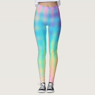 Pastellregenbogen-Entwurf Leggings