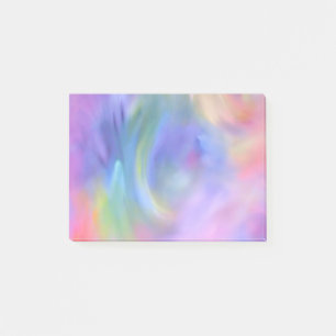 Pastellregenbogen farbige Post-Itanmerkungen Post-it Klebezettel