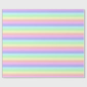 Pastellregenbogen Geschenkpapier (Flach)
