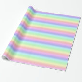 Pastellregenbogen Geschenkpapier (Ungerollt)