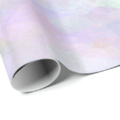 Pastellregenbogen-Glitzer Geschenkpapier (Rolleneckpunkt)