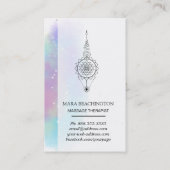 *~* Pastellregenbogen-heilige Visitenkarte (Rückseite)