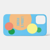 Pastellregenbogen Konfetti individuelle Name Case-Mate iPhone Hülle (Rückseite (Horizontal))