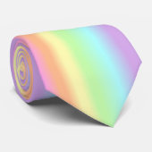Pastellregenbogen-Krawatte Krawatte (Gerollt)