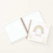 Pastellregenbogen Notizblock (Innenseite)