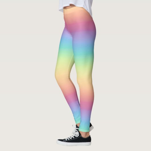 Pastellregenbogen Ombre Leggings (Links)