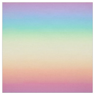Pastellregenbogen Ombre Stoff