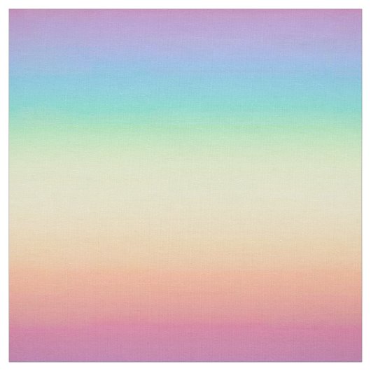 Pastellregenbogen Ombre Stoff (Muster)