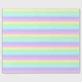 Pastellregenbogen-Packpapier Geschenkpapier (Flach)
