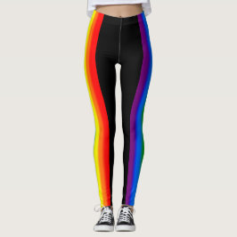 Pastellregenbogen Stripes Unterstützung des Gay Leggings