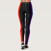 Pastellregenbogen Stripes Unterstützung des Gay Leggings (Rückseite)