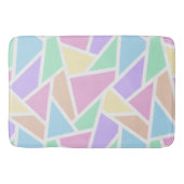 Pastellregenbogenmosaik Badematte (Vorderseite)