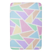 Pastellregenbogenmosaik Badematte (Vorderseite Vertikal)