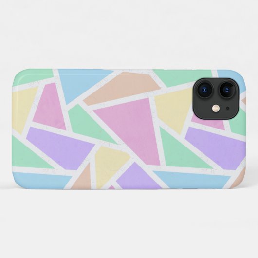 Pastellregenbogenmosaik Case-Mate iPhone Hülle (Rückseite (Horizontal))