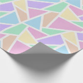 Pastellregenbogenmosaik Geschenkpapier (Ecke)