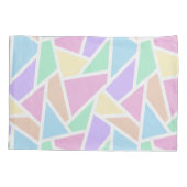 Pastellregenbogenmosaik Kissenbezug (Rückseite)