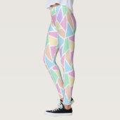 Pastellregenbogenmosaik Leggings (Links)