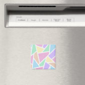Pastellregenbogenmosaik Magnet (In Situ (Geschirrspüler))