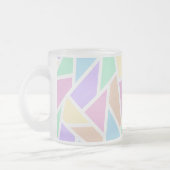 Pastellregenbogenmosaik Mattglastasse (Links)