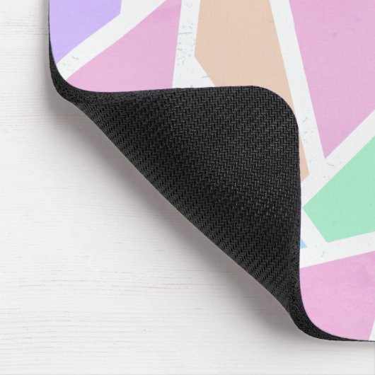 Pastellregenbogenmosaik Mousepad (Ecke)