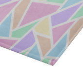Pastellregenbogenmosaik Schneidebrett (Ecke)