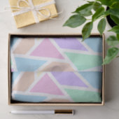 Pastellregenbogenmosaik Seidenpapier (Geschenk)