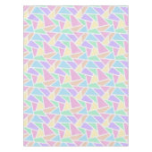 Pastellregenbogenmosaik Tischdecke (Vorderseite)