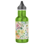 Pastellromantischer Garten Edelstahlflasche (Links)