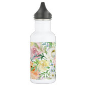 Pastellromantischer Garten Edelstahlflasche (Links)