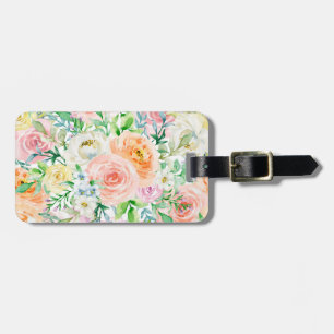 Pastellromantischer Garten Gepäckanhänger