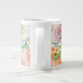 Pastellromantischer Garten Jumbo-Tasse (Rückseite)