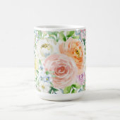 Pastellromantischer Garten Kaffeetasse (Mittel)